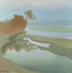 Landschap door Charles Marie Dulac
